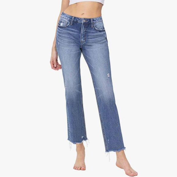 Flying Monkey Non Stretch Straight Leg Jeans - Picture 1 of 4
